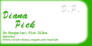 diana pick business card