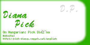 diana pick business card